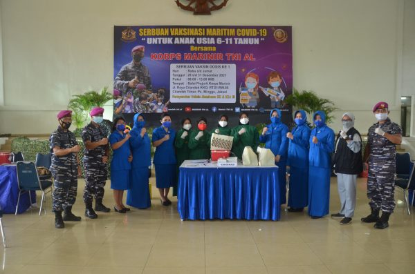 Jalasenastri Cabang-2 PG Kormar Dukung Vaksinasi Anak-anak