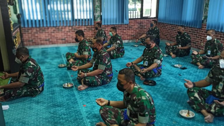 Awali Dinas Tahun 2022, Personel Mabesau Ikuti Do’a Bersama