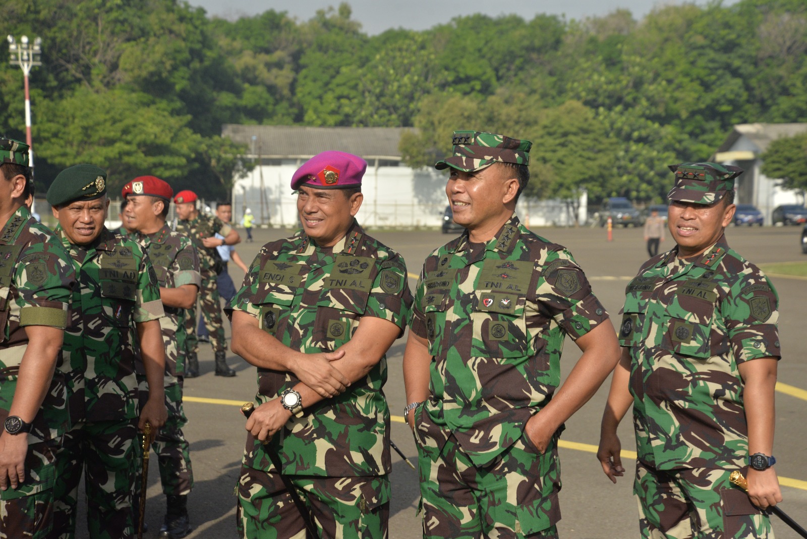 Dankormar Hadiri Apel Gelar Pasukan Pengamanan Pemilu Tahun 2024