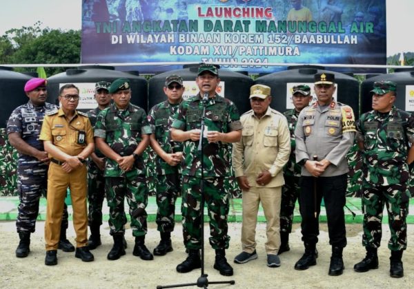 Kini Giliran Masyarakat Maluku Utara Rasakan Manfaat TNI AD Manunggal Air