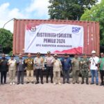 Kodam Kasuari Ikut Sukseskan Pendistribusian Logistik Pemilu Dari KPU Ke Distrik Wilayah Manokwari