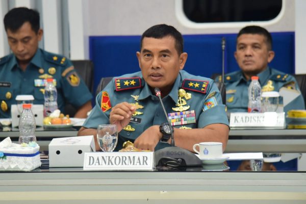 Dankormar Hadiri Paparan Uji Naskah III Usulan Validasi Organisasi Puspomal dan Dismatal