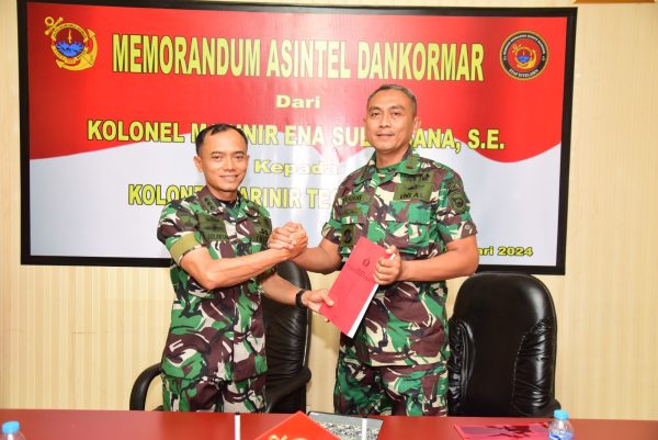 Jelang Sertijab, Asintel Dankormar Laksanakan Memorandum