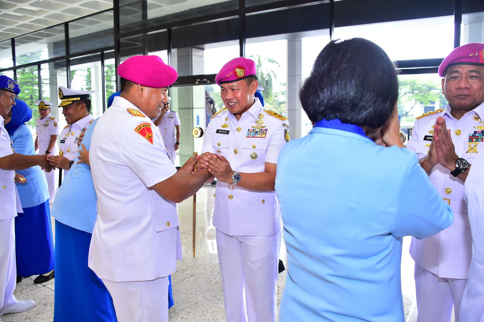 Dankormar Hadiri Serah Terima 4 Jabatan Strategis TNI AL