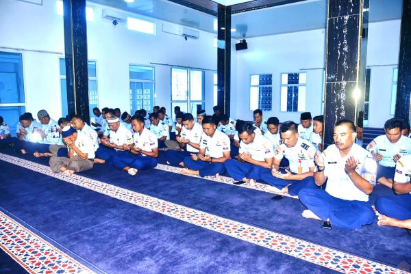 Lanud RSA Natuna Gelar Doa Bersama Jelang Sertijab Kasau