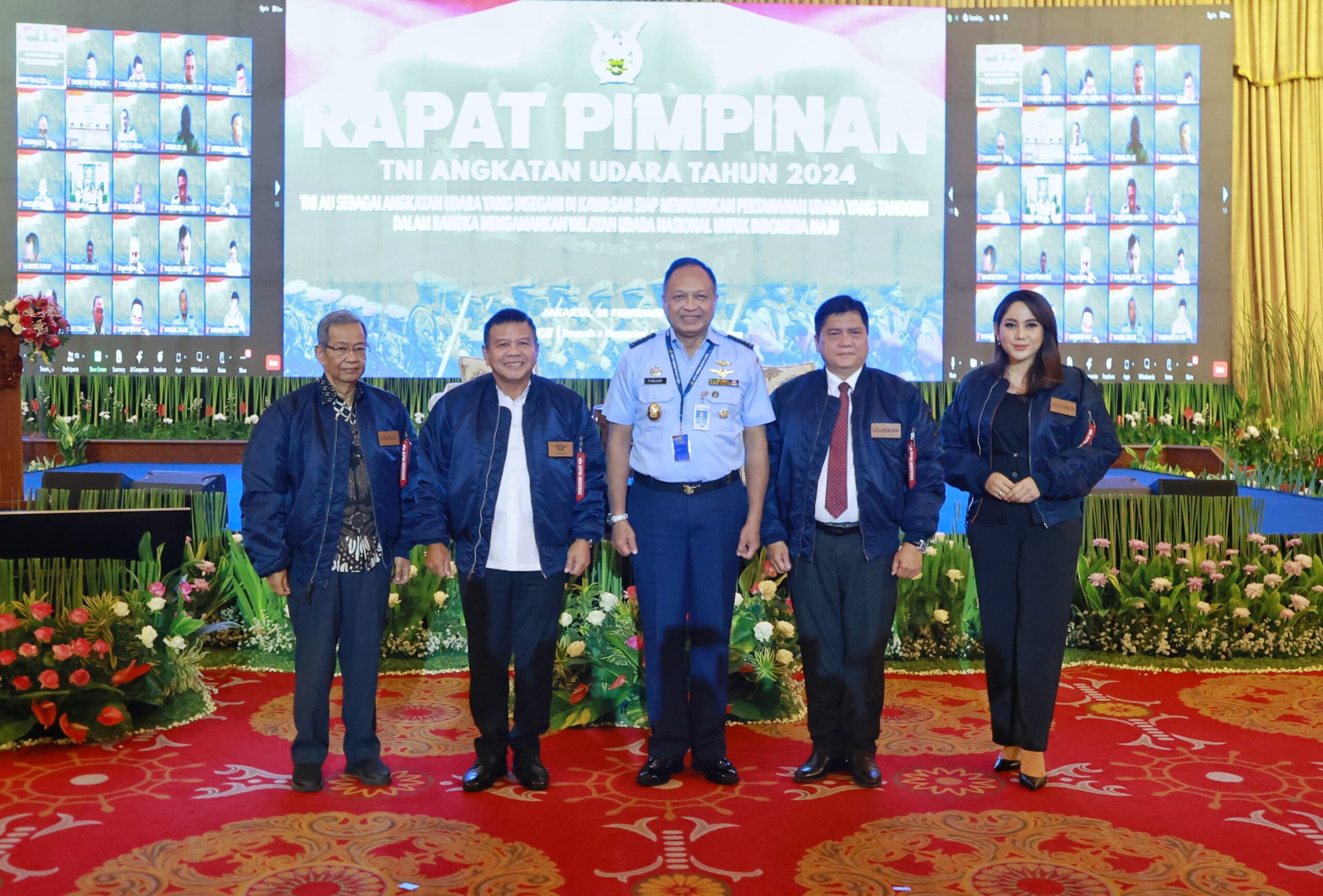 Rapat Pimpinan TNI AU Samakan Persepsi dan Cara Pandang: Kasau Membuka Rapat Pimpinan TNI AU 2024