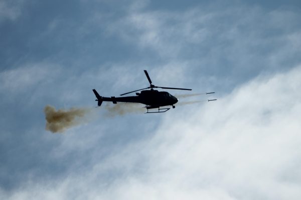 8 Heli Penerbad Menyerang Sasaran di Cipatat