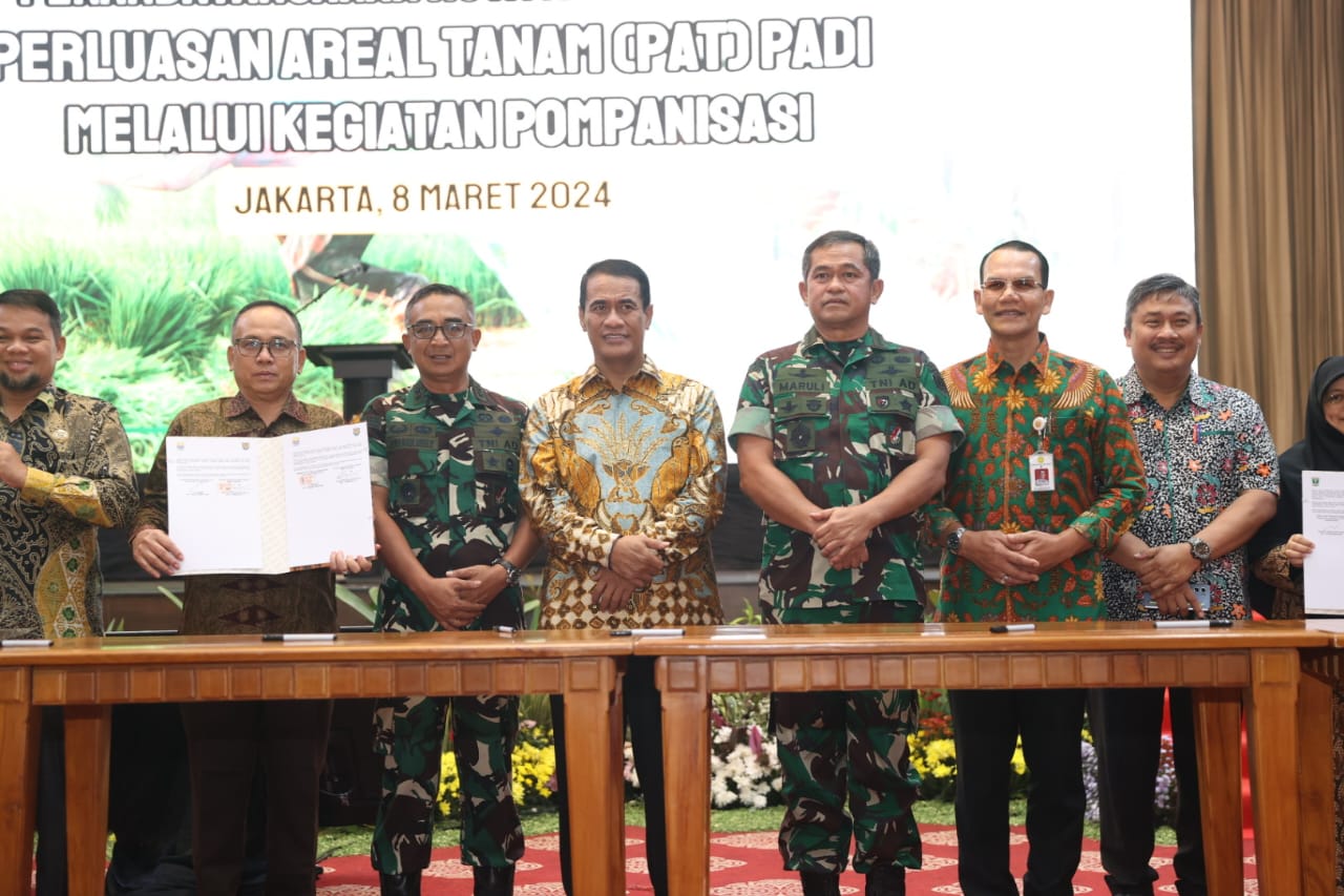 Manfaatkan Sungai-Sungai Besar, TNI AD – Kementan Bersinergi Wujudkan Hanpangan