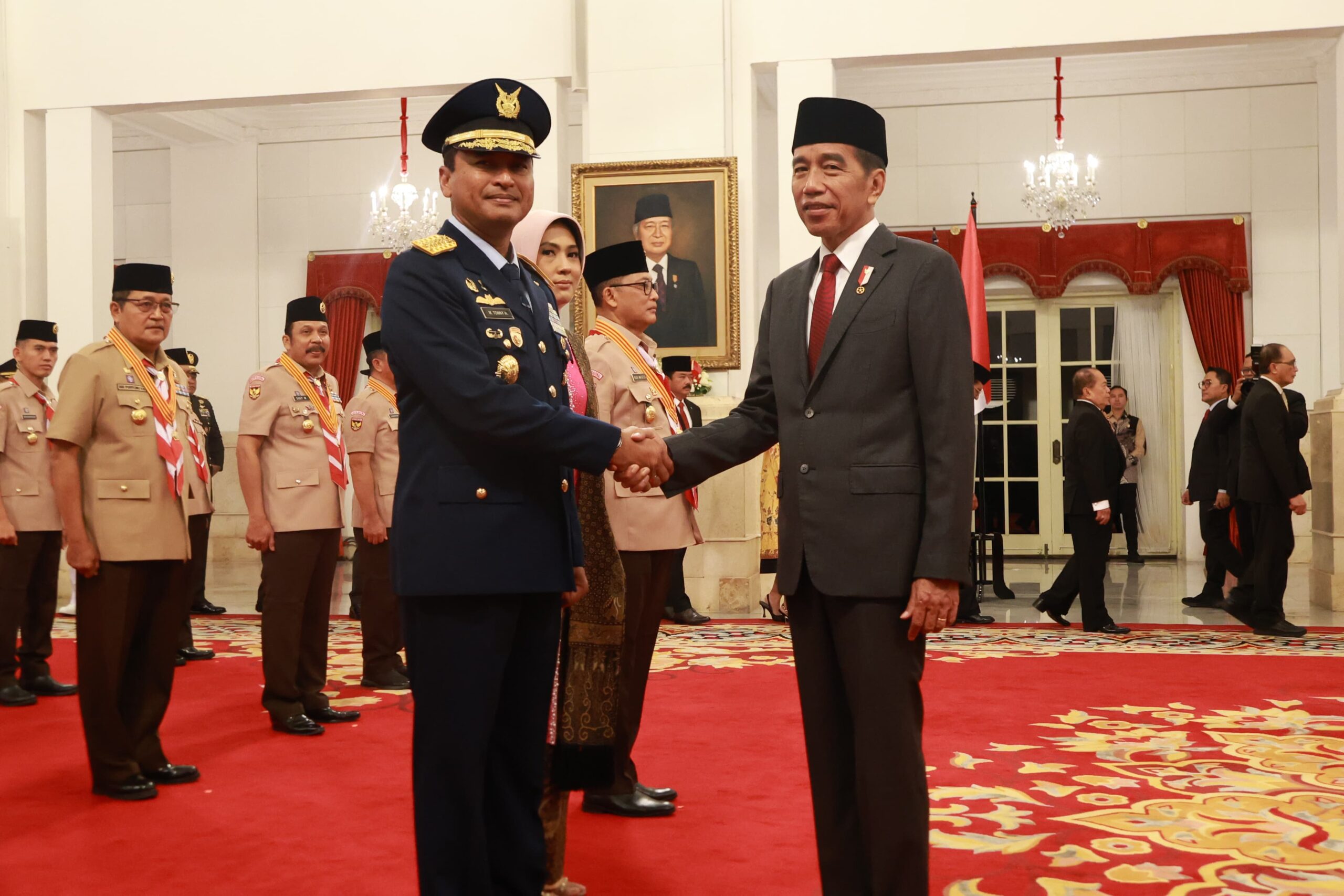 Presiden RI Lantik Marsekal TNI Mohamad Tonny Harjono Sebagai Kasau