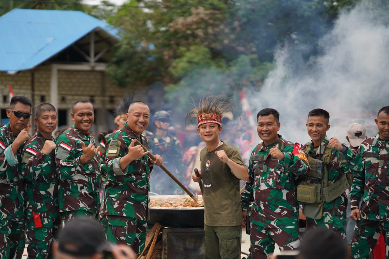 Yuk Intip, Pasukan Yudha Sakti Sukses Kawal Misi “Kuali Merah Putih” Bobon Santoso Di Wilayah Red Zone.