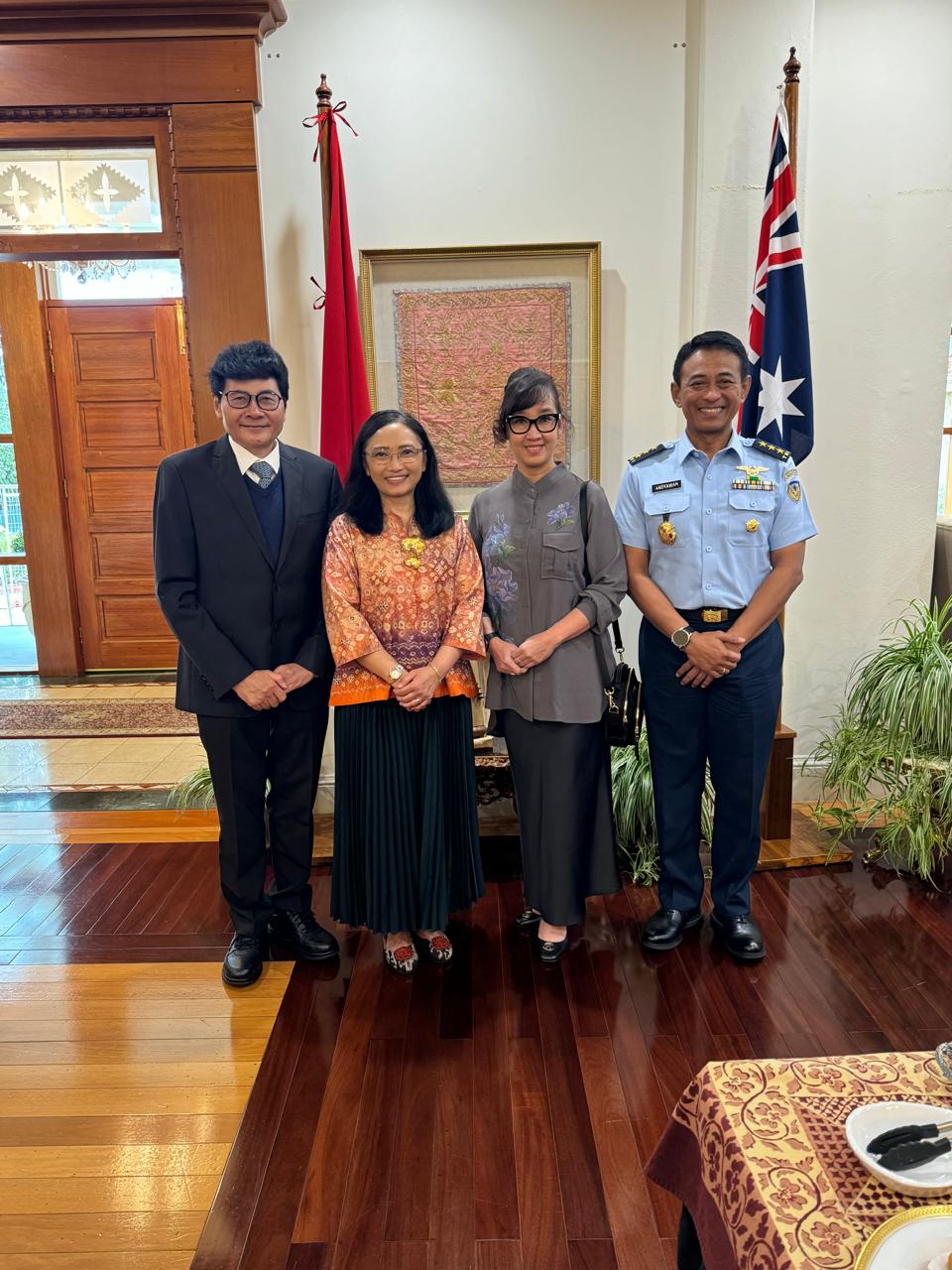 Jalin Silaturahmi, Wakasau Hadiri Undangan Dubes RI Untuk Australia dan Vanuatu