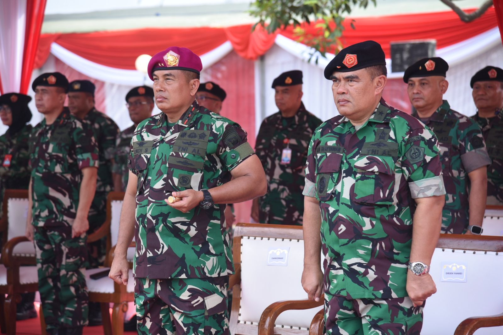 Dankormar Hadiri Pengukuhan Emergency Medical Team TNI