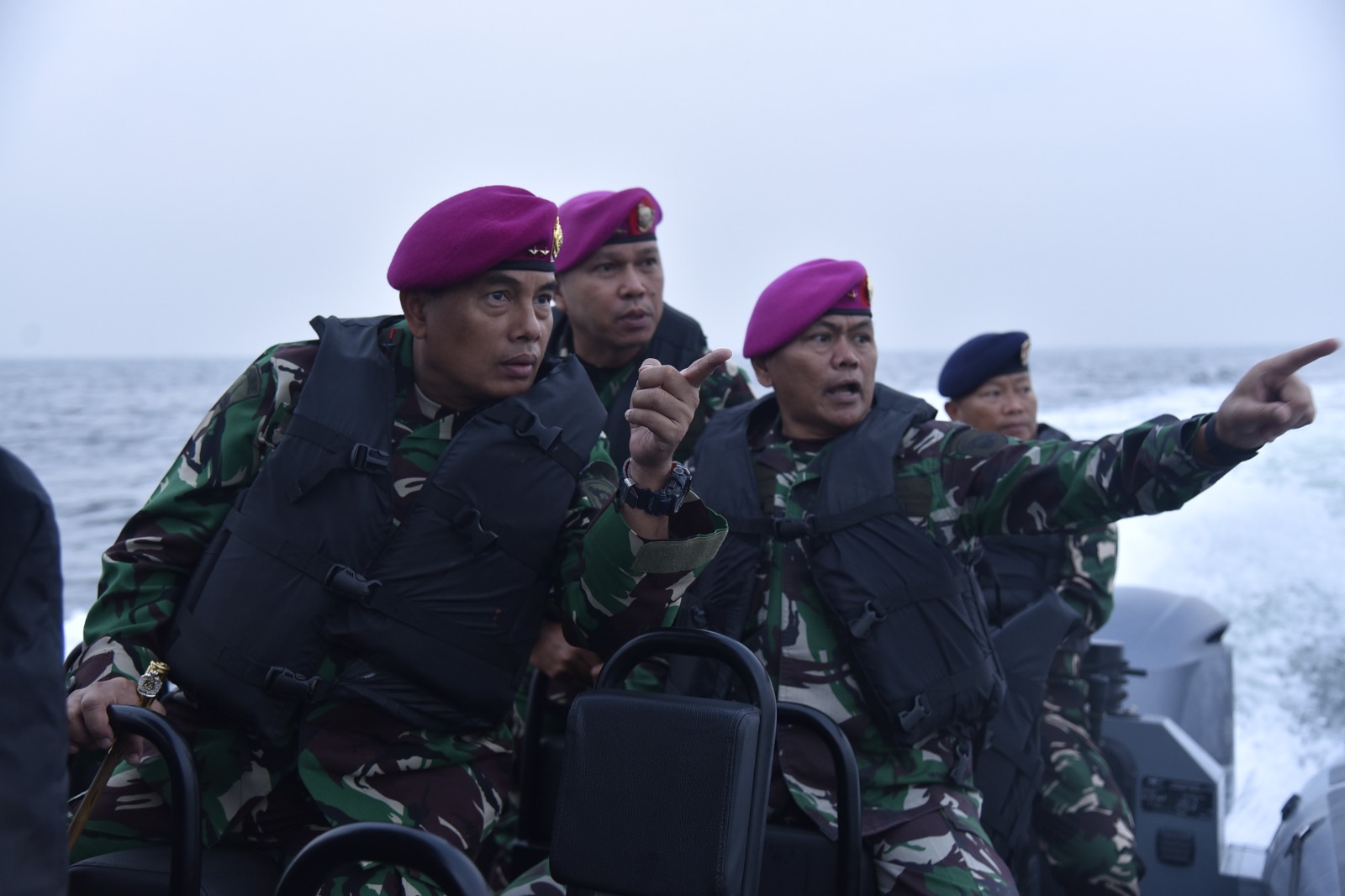 Dankormar Tinjau Latihan Denjaka TNI AL Dengan US Sospac Di Kepulauan Seribu
