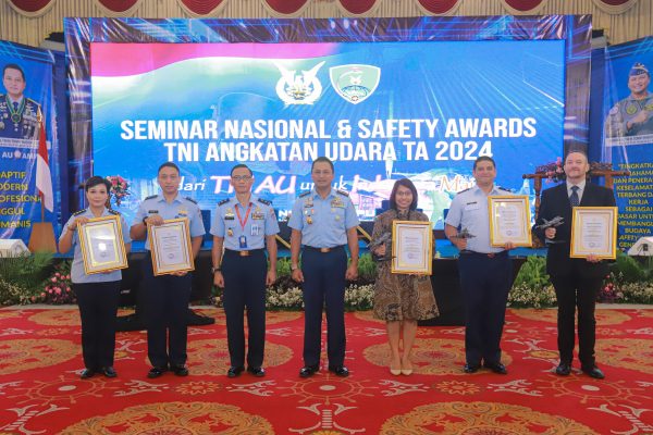 Seminar Nasional Dan Safety Awards TNI AU, 2024 Kasau: Lambangja Bukan Hanya Prioritas, Tetapi Fondasi Utama Keberhasilan Misi TNI AU