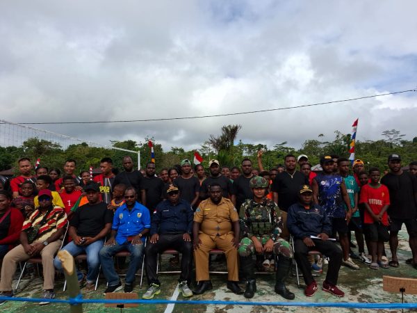 Pos Mayerga Satgas Pamtas RI-PNG Kewilayahan Papua Barat Yonif 642/Kps Meriahkan HUT RI Ke-79