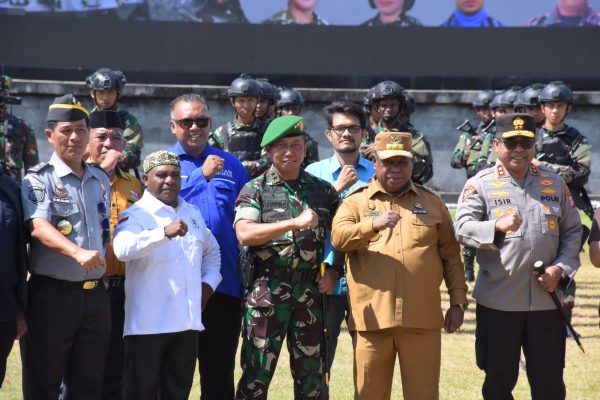 Gelar Apel Pam Pilkada 2024, Kodam Kasuari Wujudkan Stabilitas Keamanan