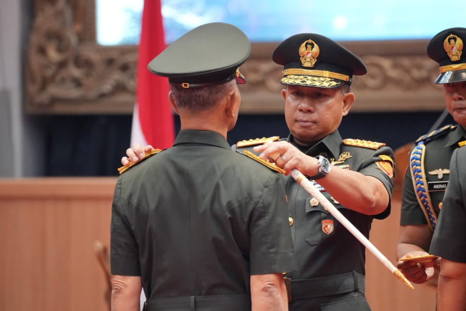 Panglima TNI Memimpin Acara Sertijab Kasum TNI, Irjen TNI dan Pangkogabwilhan III