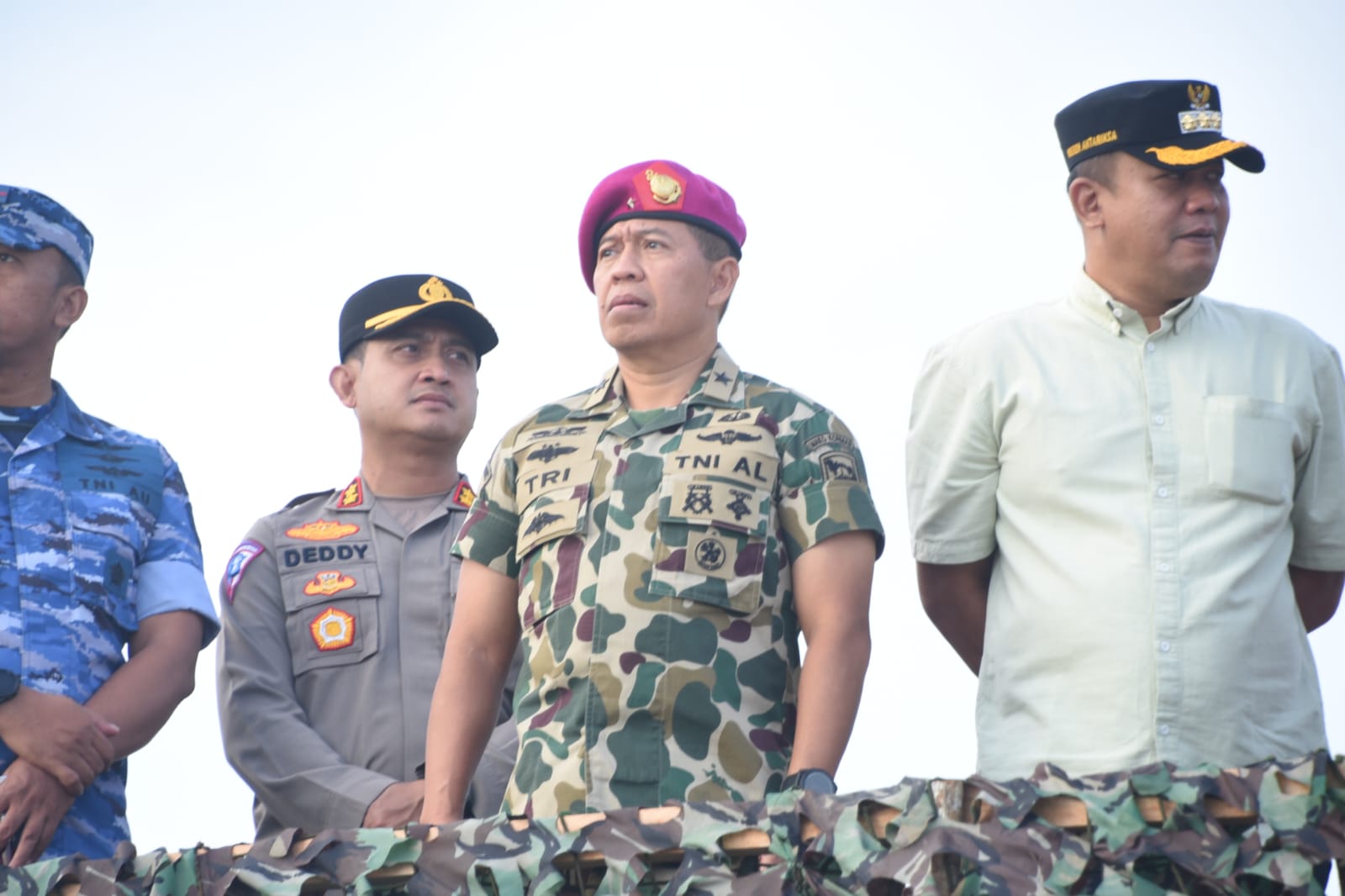 Irkormar Tinjau Latihan Prajurit Marinir Di Bangka Belitung