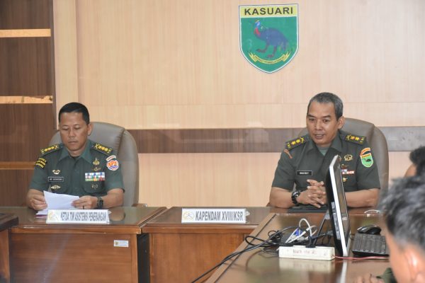 Pendam Kasuari Terima Asistensi Fungsi Penerangan dari Tim Dispenad “Perkuat Citra Positif TNI AD”