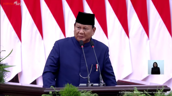 Pidato Perdana Lengkap Presiden RI ke-8, Prabowo Subianto
