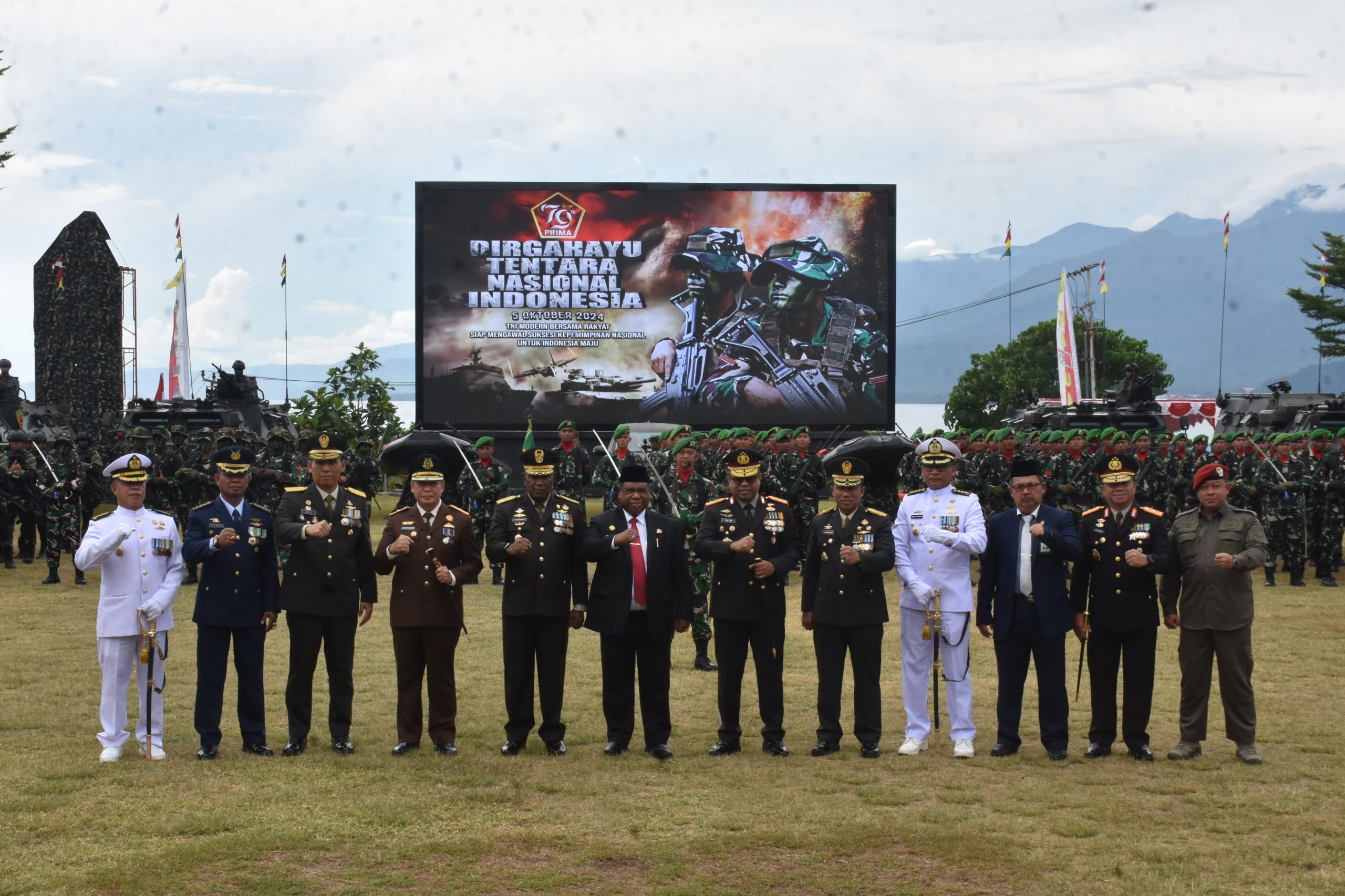 HUT TNI Ke 79, Kasdam Kasuari : TNI Modern Bersama Rakyat Siap Mengawal Suksesi Kepemimpinan Nasional Untuk Indonesia Maju