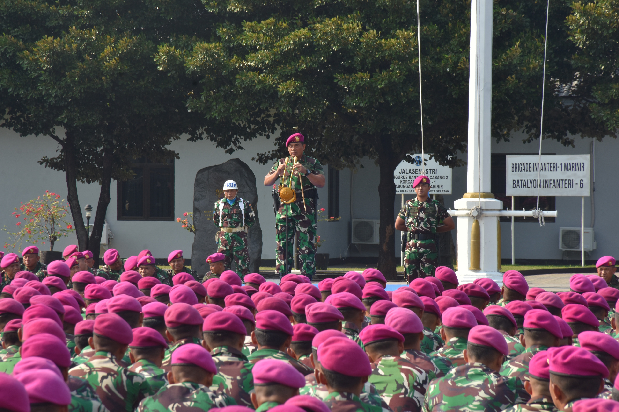 Dankormar Pimpin Apel Khusus Di Sarang Petarung Cilandak