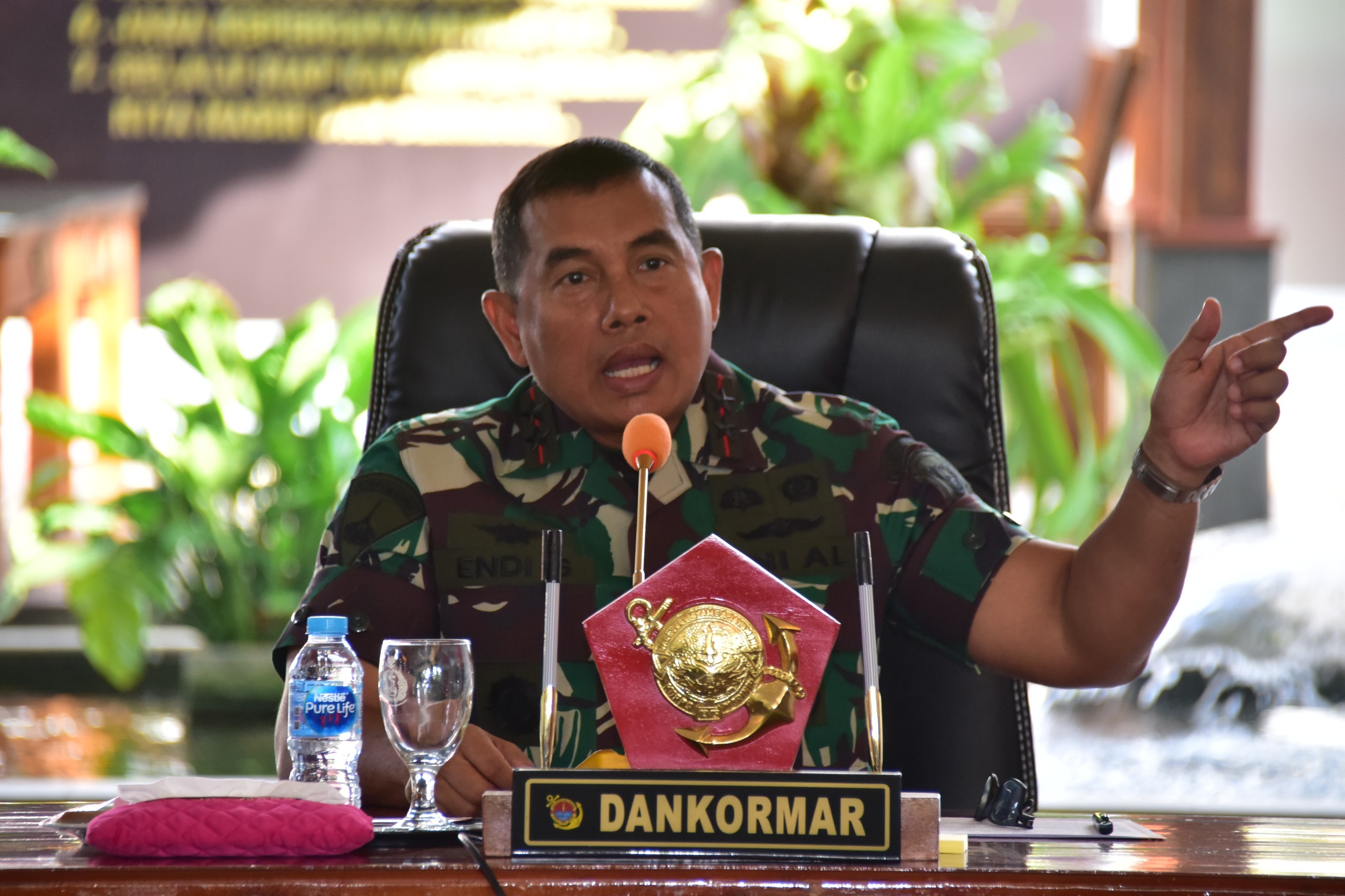 Dankormar Berikan Pengarahan Perwira Calon Siswa Dikreg LIII Sesko TNI Dan Seskoal LXIII