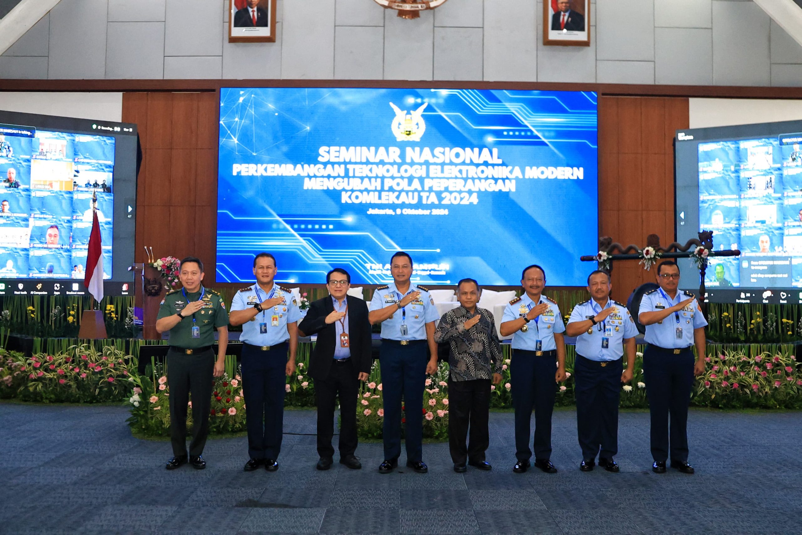 Seminar Nasional Komlekau 2024: Pentingnya Teknologi Elektronika Dalam Peperangan Modern