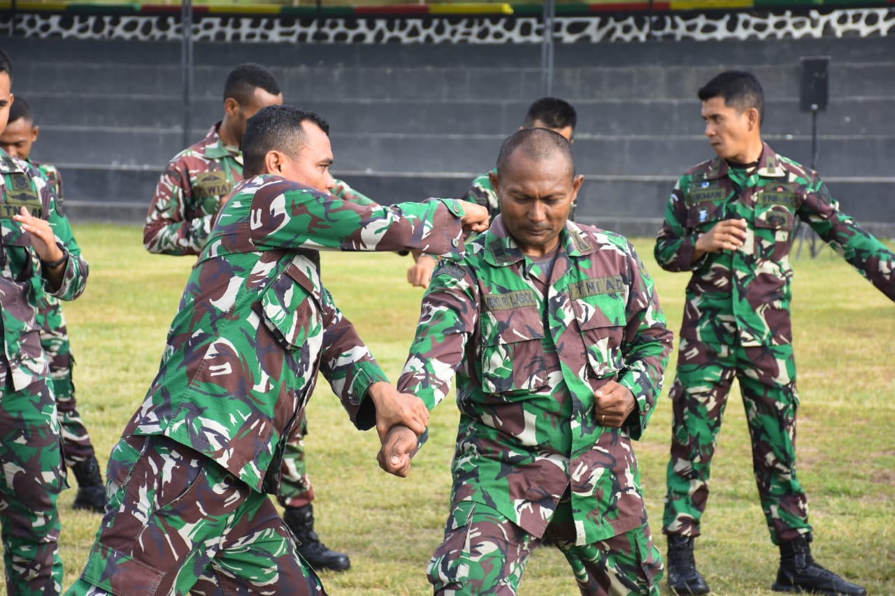 BDT Prajurit Kodam XVIII/Kasuari Guna Menjaga Kekuatan Dan Kesiapsiagaan Prajurit Dalam Hadapi Ancaman