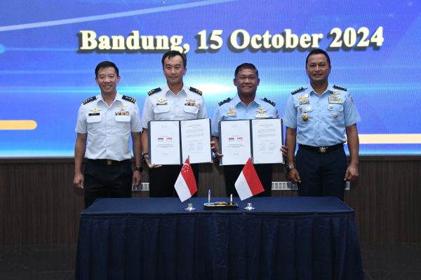 TNI AU-RSAF Tandatangani SOP Patroli Udara Terkoordinasi Indopura