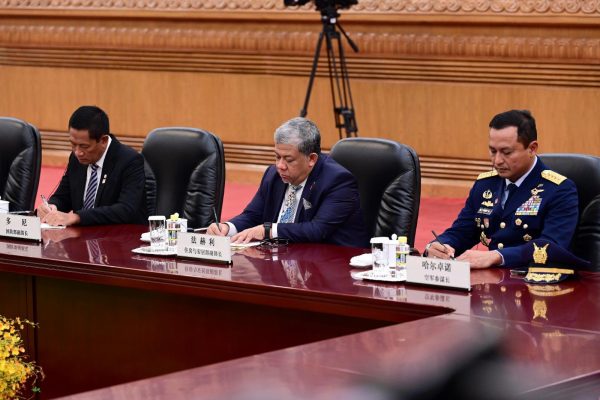 Kasau Dampingi Presiden RI dalam Pertemuan Bilateral dengan Presiden Xi Jinping