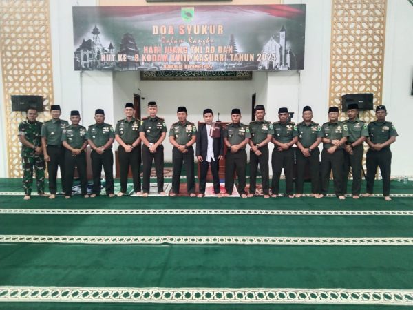 Pangdam XVIII/Kasuari: Doa Bersama Momentum Syukur dan Refleksi dalam Hari Juang TNI AD dan HUT Ke-8 Kodam