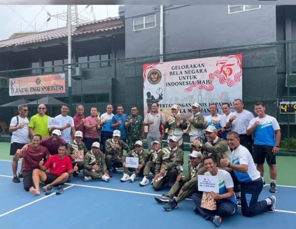 Piala Menhan RI 2024: Tim Beregu Putra Tenis Lapangan TNI AU Sukses Raih Juara III
