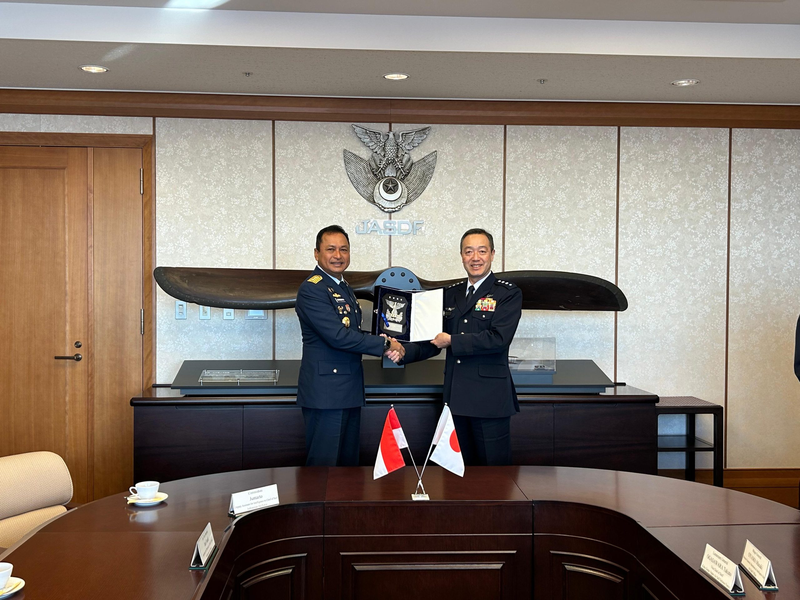 Kasau Bertemu Chief of Staff JASDF, Bahas Kerja Sama Pertahanan