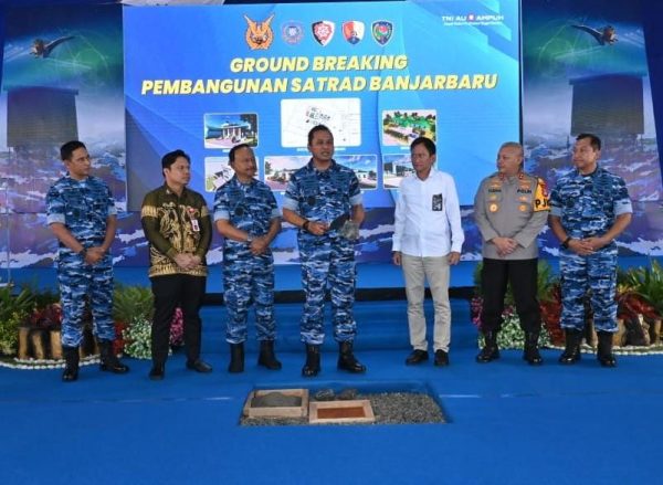 Kasau Ground Breaking Pembangunan Satrad Banjarbaru