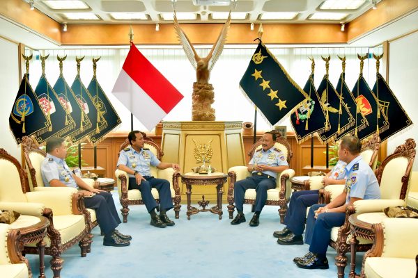 Kasau Terima Kunjungan Pangkoopsudnas, Bahas HUT Ke-3 Koopsudnas