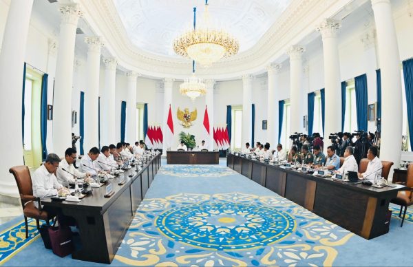 Kasau Hadiri Sidang Perdana Dewan Pertahanan Nasional di Istana Bogor