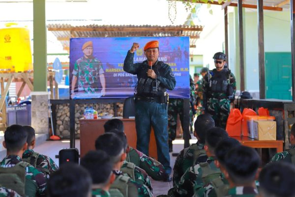 Kasau Beri Arahan kepada Satgas Kopasgat di Kenyam, Papua