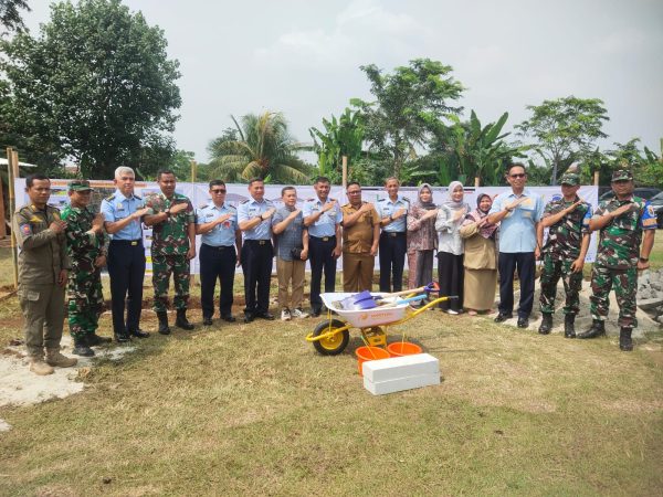 Danlanud ATS Letakkan Batu Pertama Pembangunan Dapur SPPG