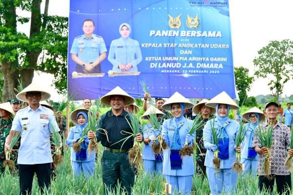 Kasau Laksanakan Panen Bersama dan Perkuat Ketahanan Pangan di Merauke