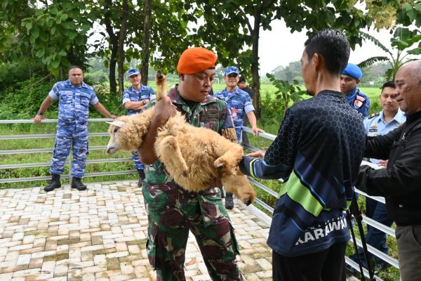 Lanud Sugiri Sukani Kembangkan Peternakan Mandiri, Perkuat Ketahanan Pangan Nasional