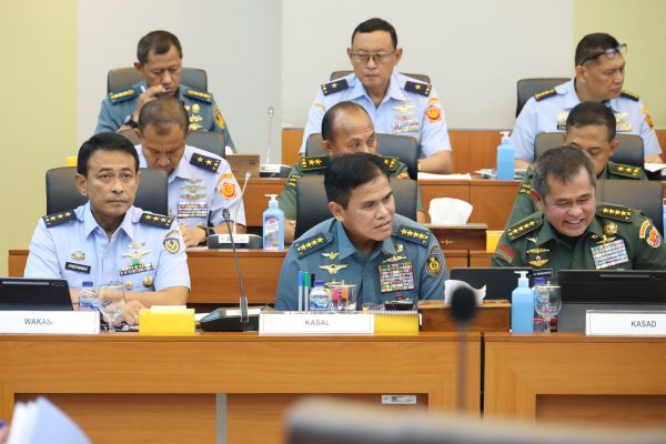 Wakasau dampingi Wamenhan RI dan Panglima TNI hadiri rapat kerja dengan Komisi I DPR RI