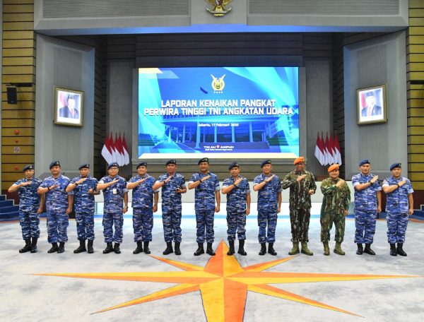 Kasau Terima Laporan Kenkat 12 Pati TNI AU