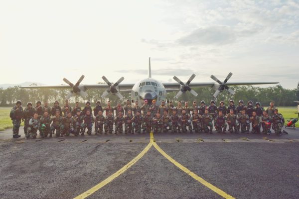 Denmatra 2 Kopasgat Dukung Latihan Terjun HAHO Yon Taifib 2 Marinir