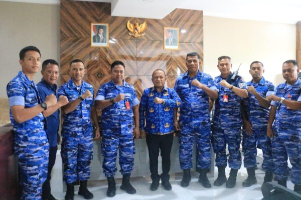 Pererat Kerja Sama Antar Lembaga, Danlanud Leo Wattimena Audiensi Kepada Bupati Pulau Morotai Tegaskan TNI AU AMPUH