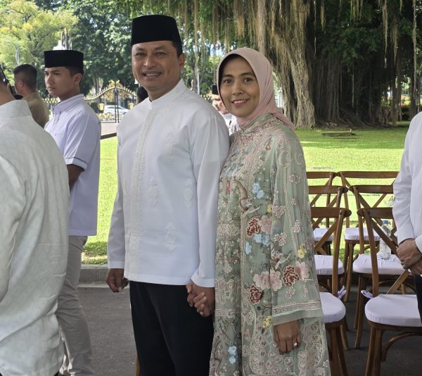 Kasau dan Ketum Pia Ardhya Garini Hadiri Halal Bihalal di Istana Negara