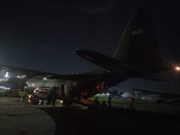 Operasi Bantuan Kemanusiaan Myanmar, Hercules TNI AU Terbangkan 10.446 Kg Bantuan