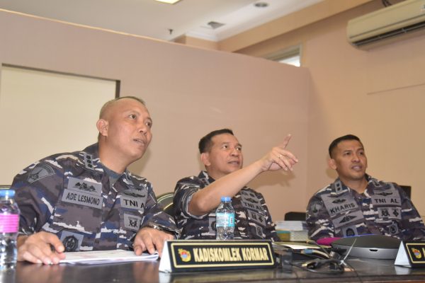 Kapuskodal Kormar Gelar Vicon Pantau Kesiapsiagaan Prajurit Satgas Pulau Terluar