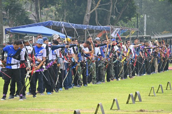 Semangat TNI AU AMPUH Warnai Kejuaraan Panahan Kasau Cup 2025 di Seskoau