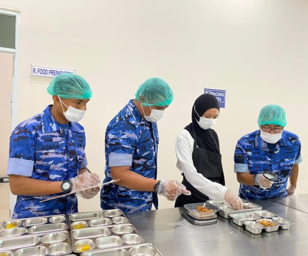 TNI AU AMPUH, Lanud Husein Sastranegara Tegakkan Standar Keamanan Pangan Program MBG